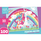 Prancing Unicorn 100 Piece Jigsaw Puzzle image number 1