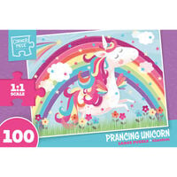 Prancing Unicorn 100 Piece Jigsaw Puzzle