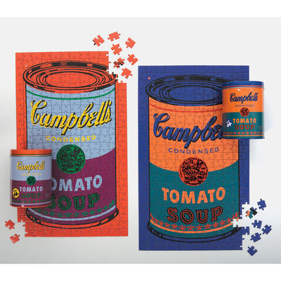 Andy Warhol Tomato Soup Can 300 Piece Jigsaw Puzzle image number 2