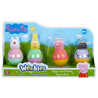 Peppa Pig and Friends Weebles: Pack of 4 Figures