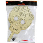 Colour Your Own Halloween Wooden Stick Masks: Assorted image number 2