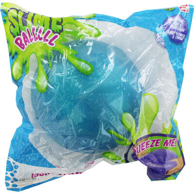 Jumbo Glitter Slime Ball - Blue image number 1