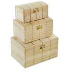 Wooden Nested Chest Boxes Set: Pack of 3 image number 1