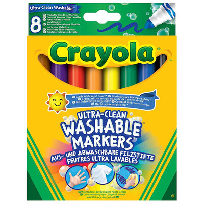 Crayola Ultra-Clean Washable Markers: Pack of 8 image number 1
