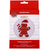 Gingerbread Man Cross Stitch Kit
