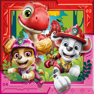 Paw Patrol Dino Movie 3 x 49 Piece Jigsaw Puzzle Set image number 3