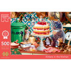 Kitties in the Kitchen 500 Piece Jigsaw Puzzle image number 1
