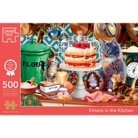 Kitties in the Kitchen 500 Piece Jigsaw Puzzle