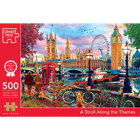 A Stroll Along the Thames 500 Piece Jigsaw Puzzle