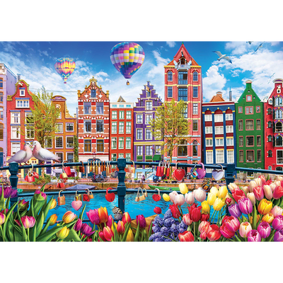 Amsterdam 500 Piece Jigsaw Puzzle image number 2