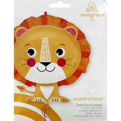 24 Inch Lion Super Shape Helium Balloon image number 2