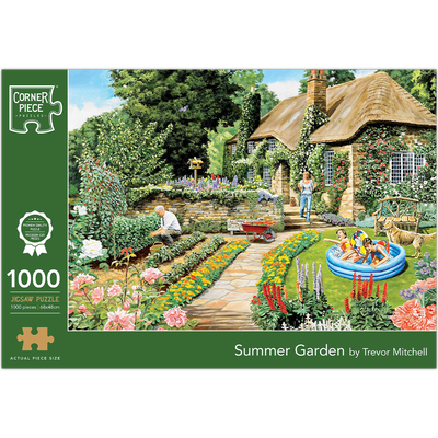 Summer Garden 1000 Piece Jigsaw Puzzle image number 1