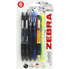 Zebra Classic Pens & Pencils Selection Pack: Pack of 6 image number 1