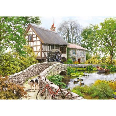 The Watermill 500 Piece Jigsaw Puzzle image number 2