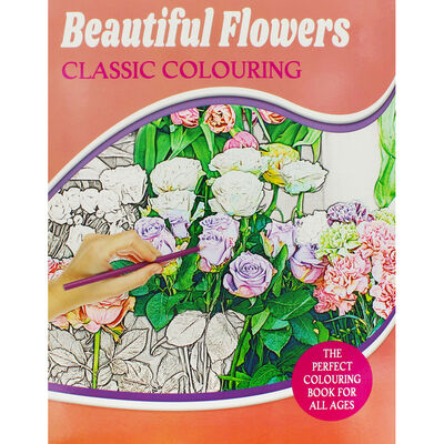Beautiful Flowers Classic Colouring image number 1