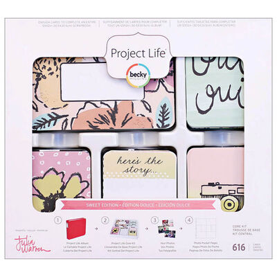 American Crafts: Project Life Sweet 616 Piece Card Kit image number 1
