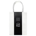 White Craft Bags: Pack of 4 image number 1