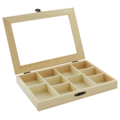 Wooden Compartment Box From 2.00 GBP