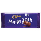 Cadbury Dairy Milk Chocolate Bar 110g - Happy 30th image number 1