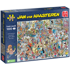 Jumbo Jan Van Haasteren At The Hair Dressers 1000 Piece Jigsaw Puzzle image number 2