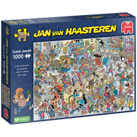 Jumbo Jan Van Haasteren At The Hair Dressers 1000 Piece Jigsaw Puzzle
