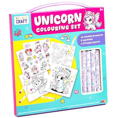 Unicorn Colouring Set image number 1
