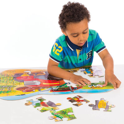 Big Tractor 25 Piece Floor Jigsaw Puzzle image number 3