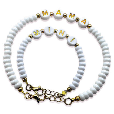 Make Your Own Mama and Mini Bead Bracelet Kit image number 1