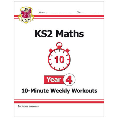 KS2 Maths 10-Minute Weekly Workouts: Year 4 image number 1