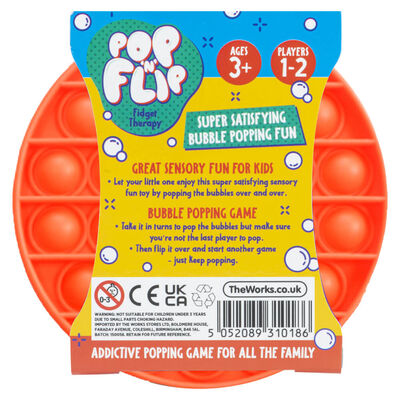 Pop ‘N’ Flip Bubble Popping Fidget Game: Assorted Circle image number 6