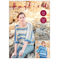 Hayfield Spirit Chunky: Round Neck Short Sleeved Jumper Knitting Pattern 8254