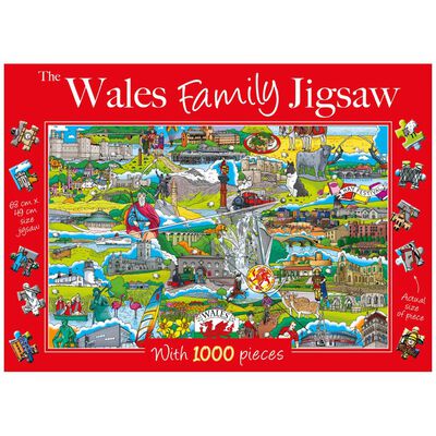 The Wales 1000 Piece Family Jigsaw Puzzle image number 1