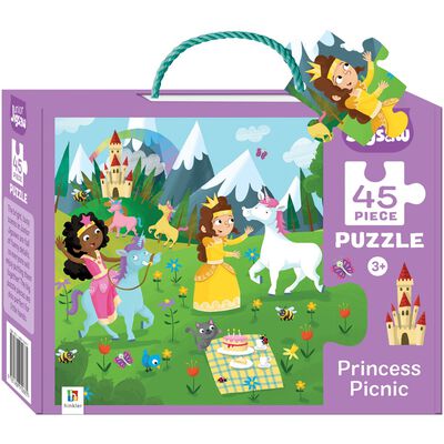 Princess Picnic 45 Piece Jigsaw Puzzle image number 1