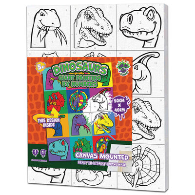Splat Planet Giant Painting By Numbers: Dinosaurs image number 1