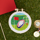 Simply Make: Rugby Cross Stitch Craft Kit image number 2