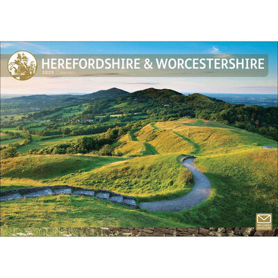 Hereford And Worcestershire 2020 A4 Wall Calendar image number 1