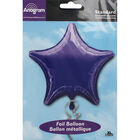 18 Inch Purple Star Helium Balloon image number 2