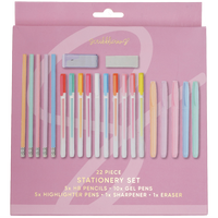 Pastel Stationery Set: Pack of 22