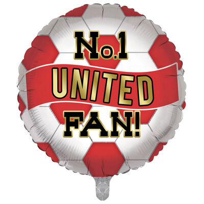 18 Inch Man United Football Helium Balloon image number 1