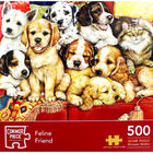 Feline Friends 500 Piece Jigsaw Puzzle image number 2