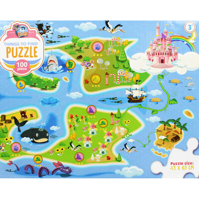 Things to Find Fairytale 100 Piece Jigsaw Puzzle image number 2