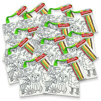 Colour Your Own Animal Bag Bundle: Pack of 12