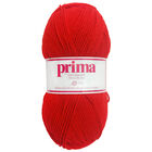 Prima DK Acrylic Wool: Red Yarn 100g image number 1