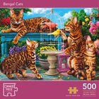 Bengal Cats 500 Piece Jigsaw Puzzle image number 1