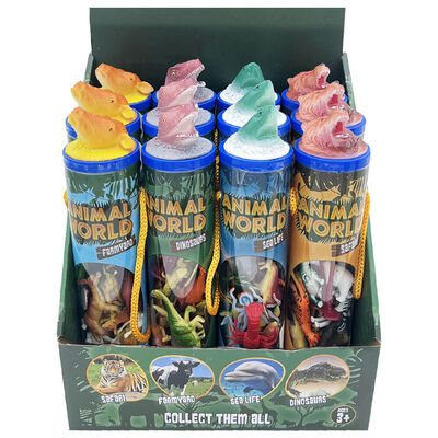 Animal World Tube: Assorted image number 4