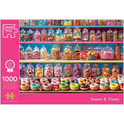 Sweet & Treats 1000 Piece Jigsaw Puzzle image number 1