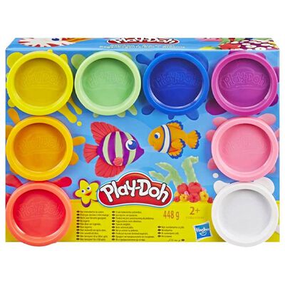 Play-Dough 2oz Rainbow Fish Dough Tubs: Pack of 8 image number 1