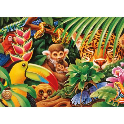 Jungle Animals 500 Piece Jigsaw Puzzle image number 2