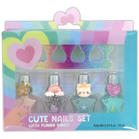 Cute Nail Polish Set and Rings