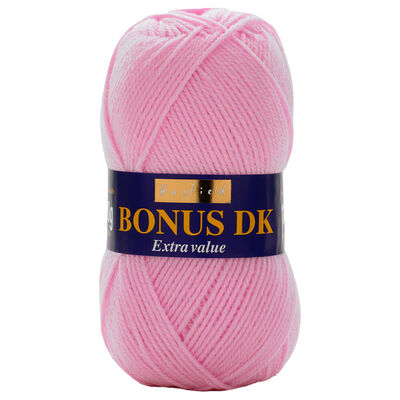Bonus DK: Iced Pink Yarn 100g image number 1